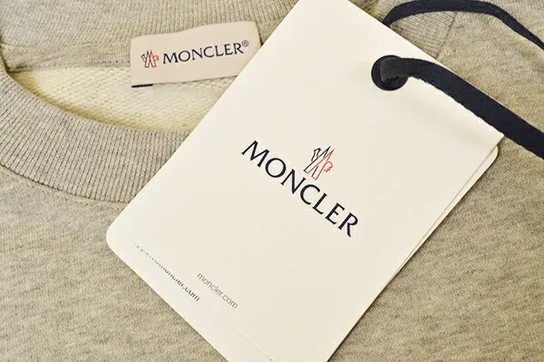 MONCLER  |Crew Neck Pullovers Long Sleeves Plain Cotton Oversized