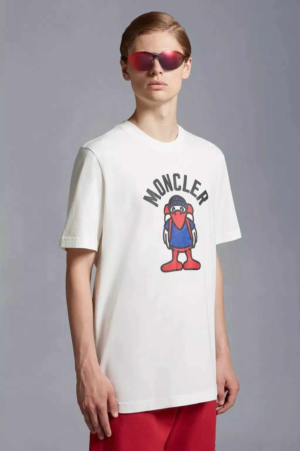 MONCLER  |Crew Neck Pullovers Street Style Long Sleeves Plain Cotton