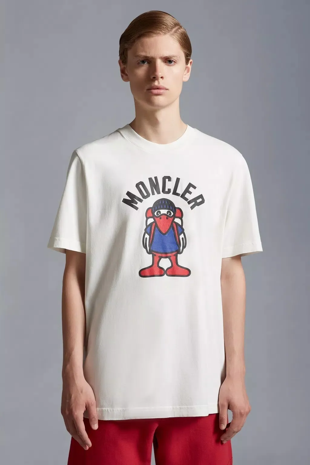 MONCLER  |Crew Neck Pullovers Street Style Long Sleeves Plain Cotton