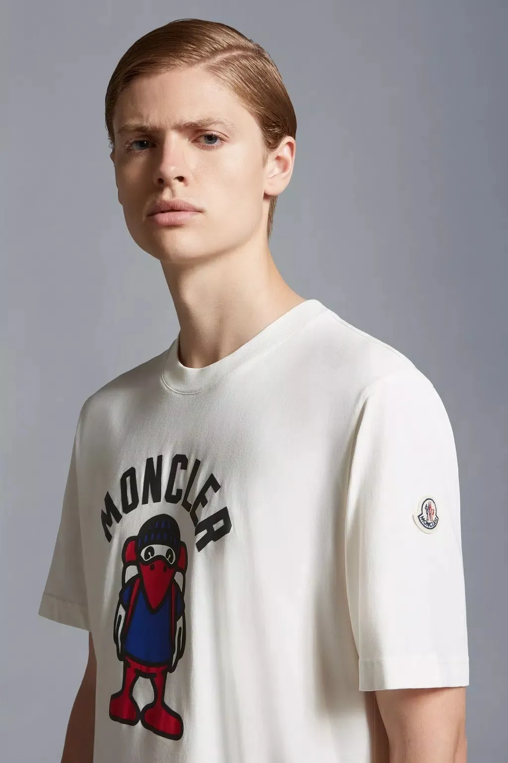 MONCLER  |Crew Neck Pullovers Street Style Long Sleeves Plain Cotton