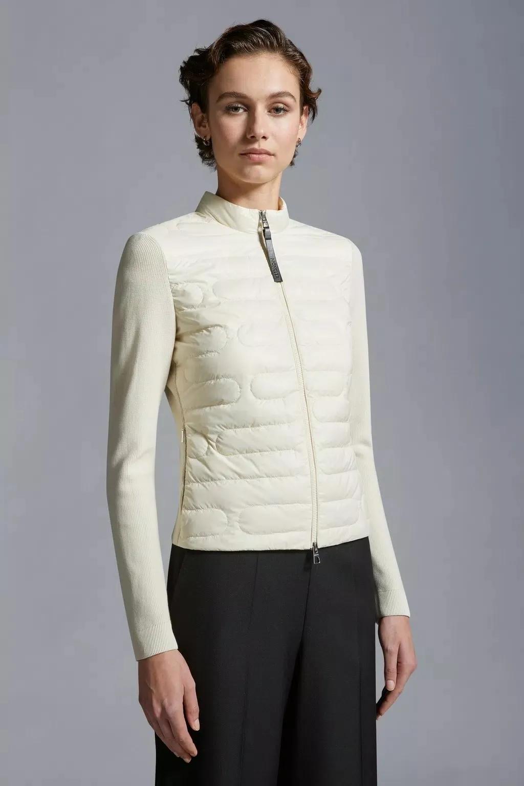 MONCLER  |Padded Cotton Zip-Up Cardigan