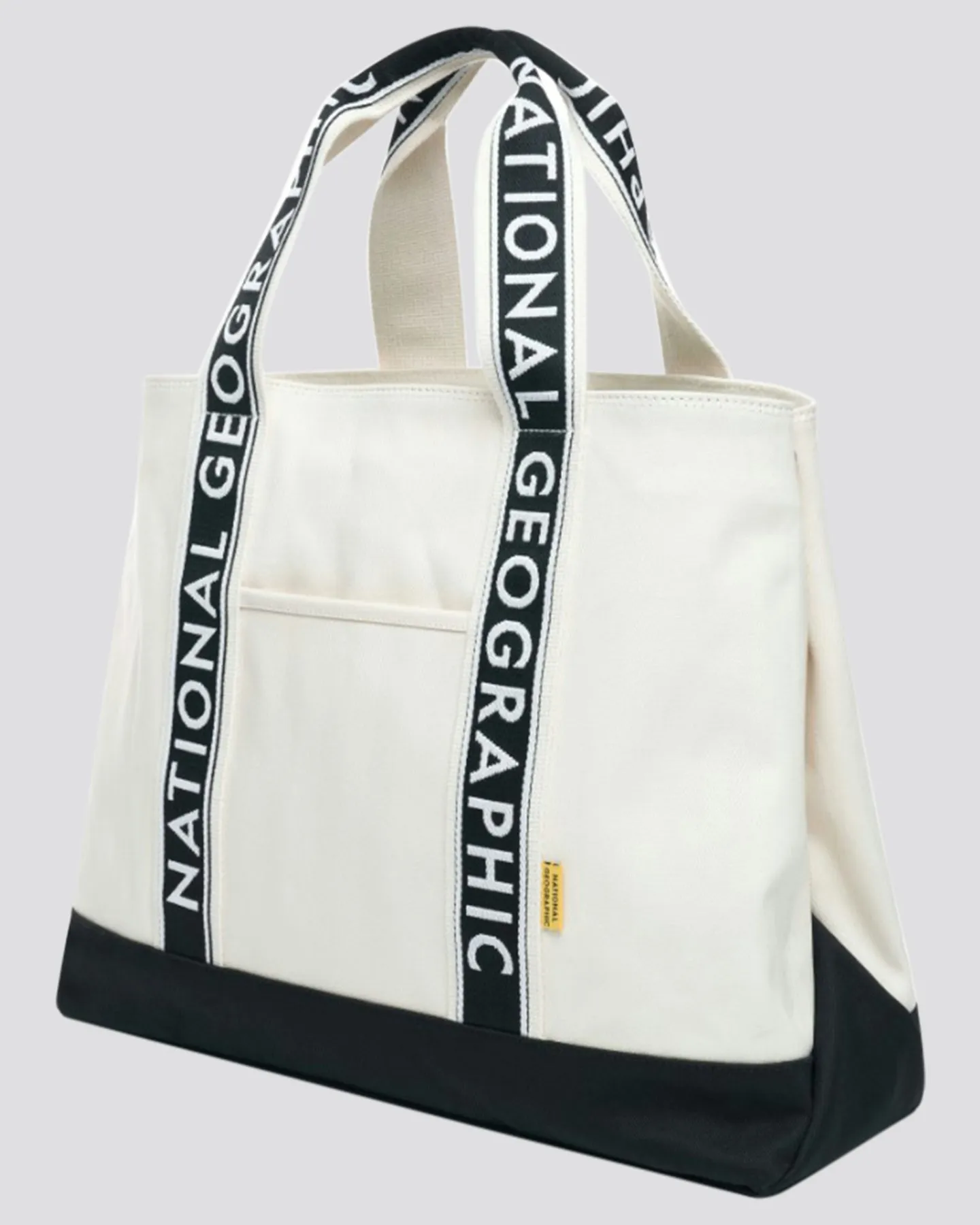 National Geographic Elle National Geographic Strap Tote Bag - White | SurfStitch