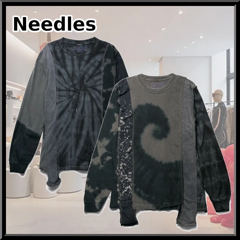 Needles  |Crew Neck Pullovers Street Style Long Sleeves Cotton