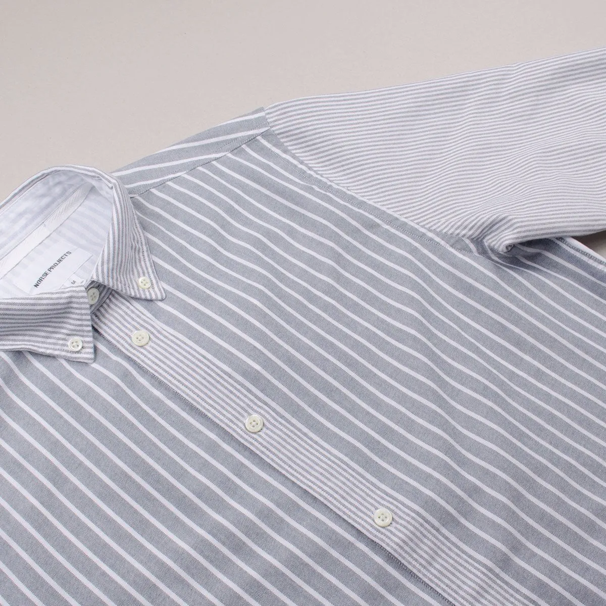 Norse Projects - Anton Oxford Shirt - Dark Navy Multi Stripes