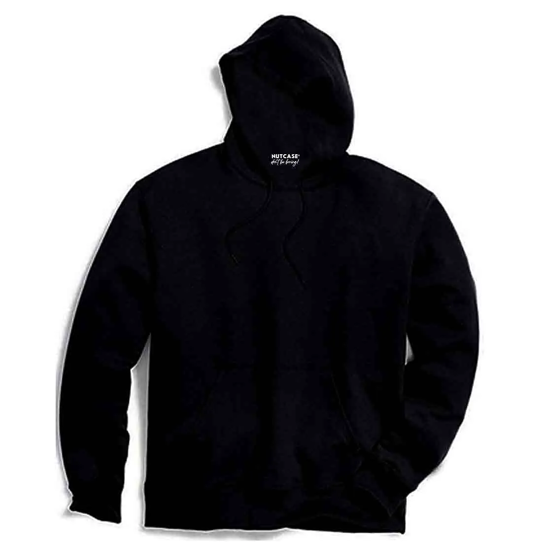 Nutcase Designer Unisex Black Hoodie  - Mental