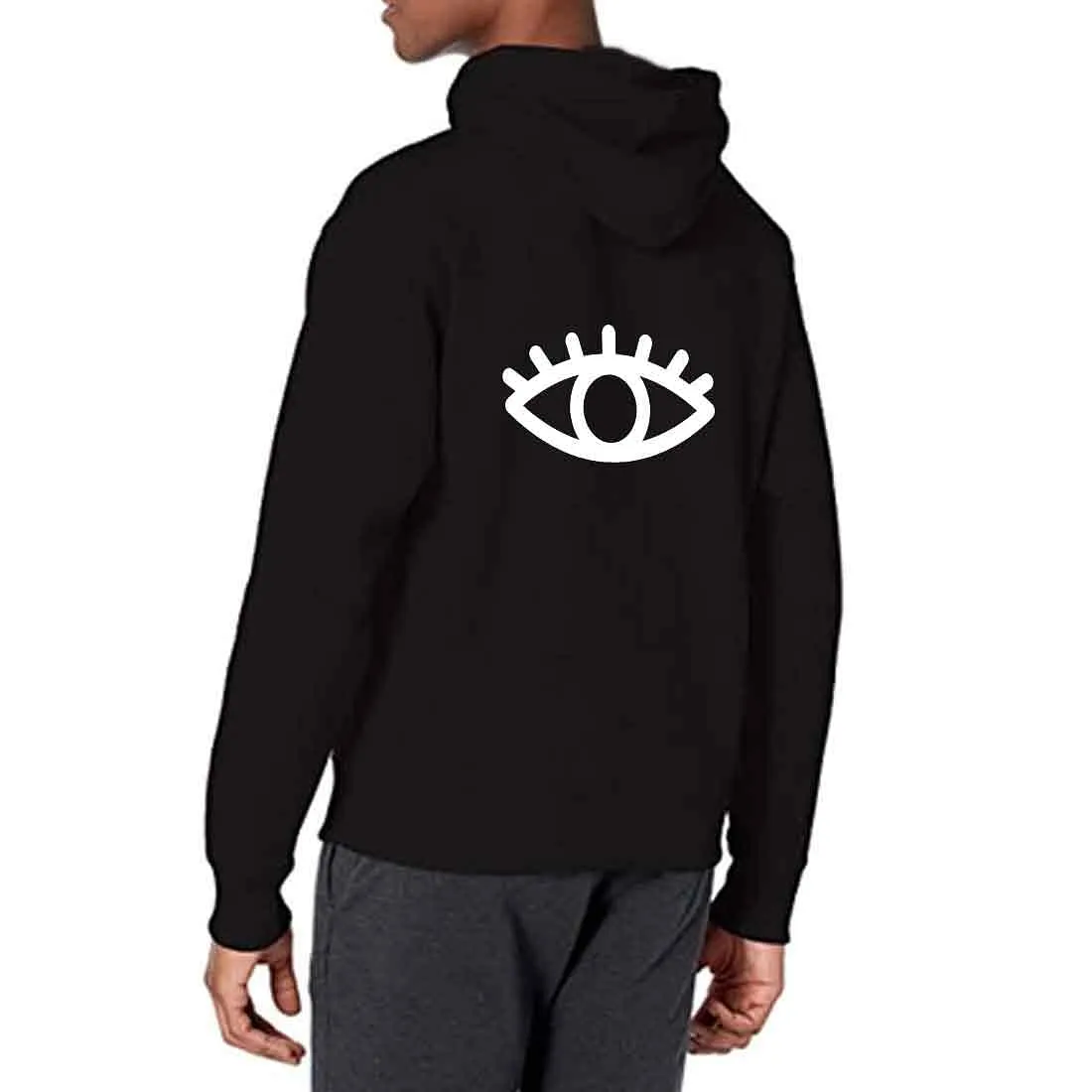 Nutcase hoodie For Men with name on back print ( Unisex) - EYE