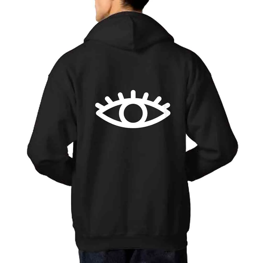 Nutcase hoodie For Men with name on back print ( Unisex) - EYE