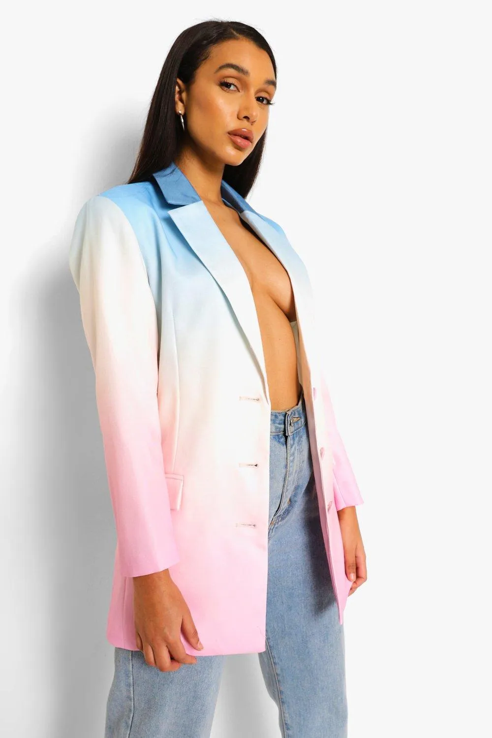 Ombre Tailored Blazer