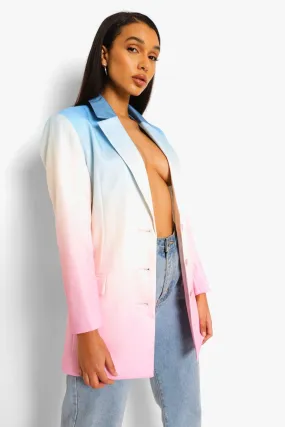 Ombre Tailored Blazer