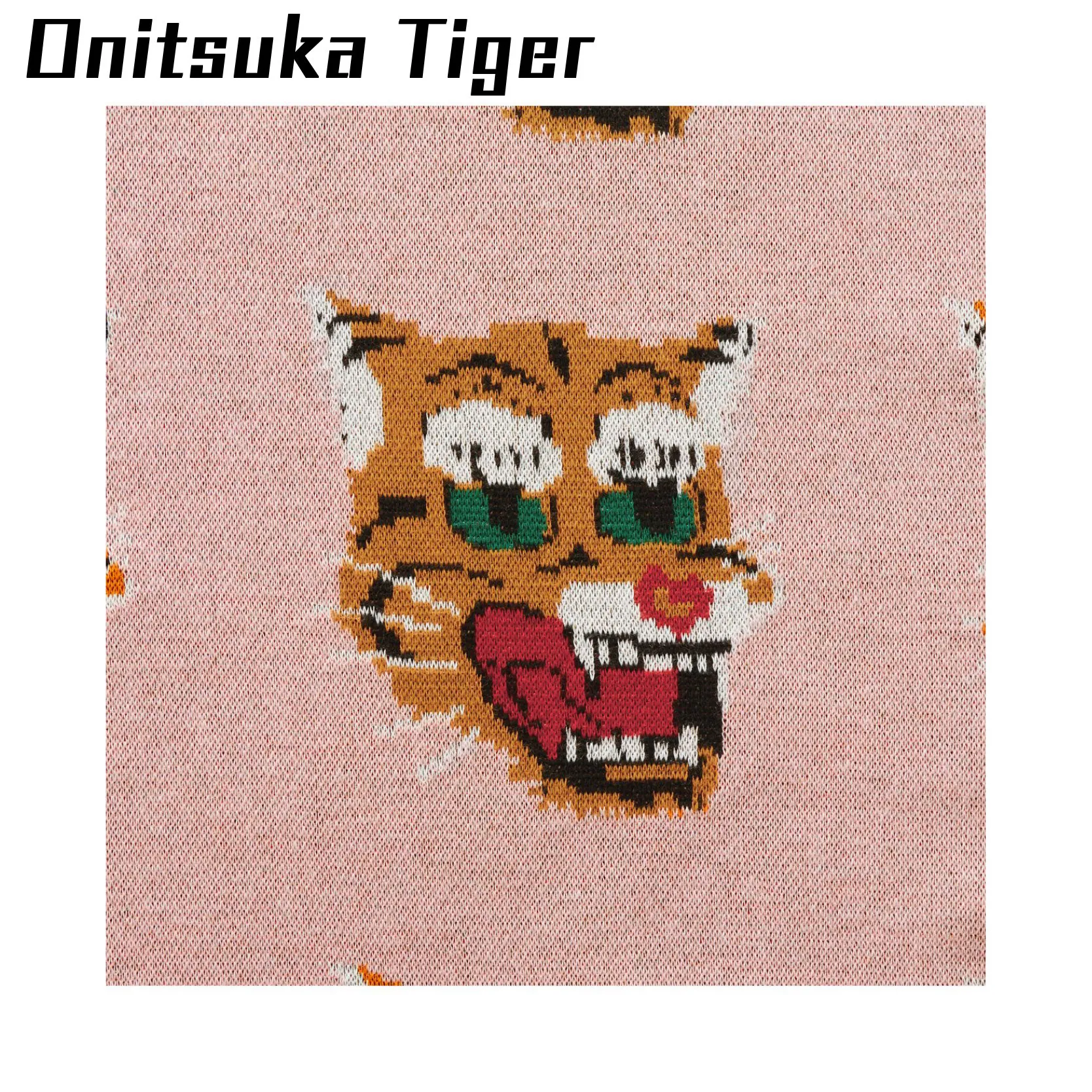 Onitsuka Tiger  |Unisex Street Style U-Neck Long Sleeves