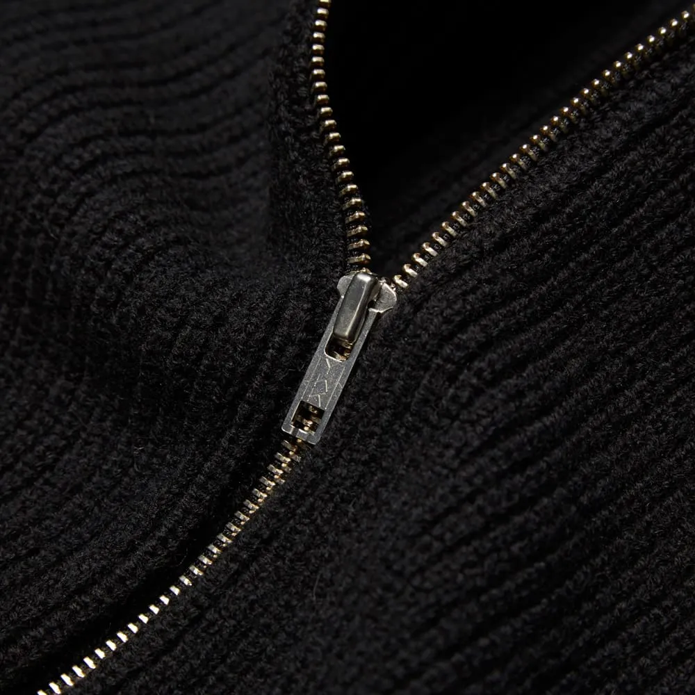 Our Legacy High Neck Cardigan BlackBlack