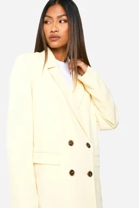 Oversized Double Breasted Tailored Blazer