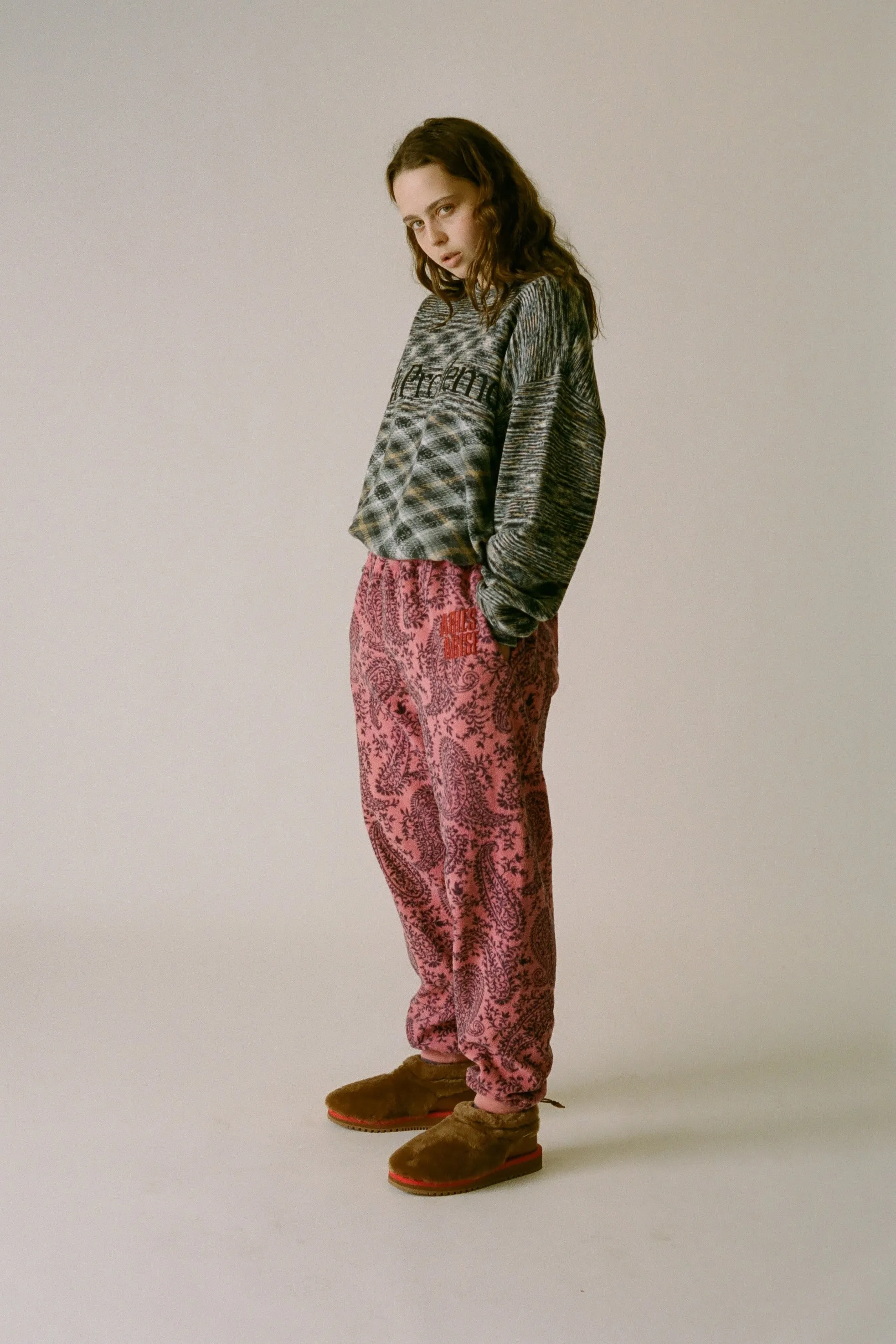 Paisley Reverse Fleece Sweatpant