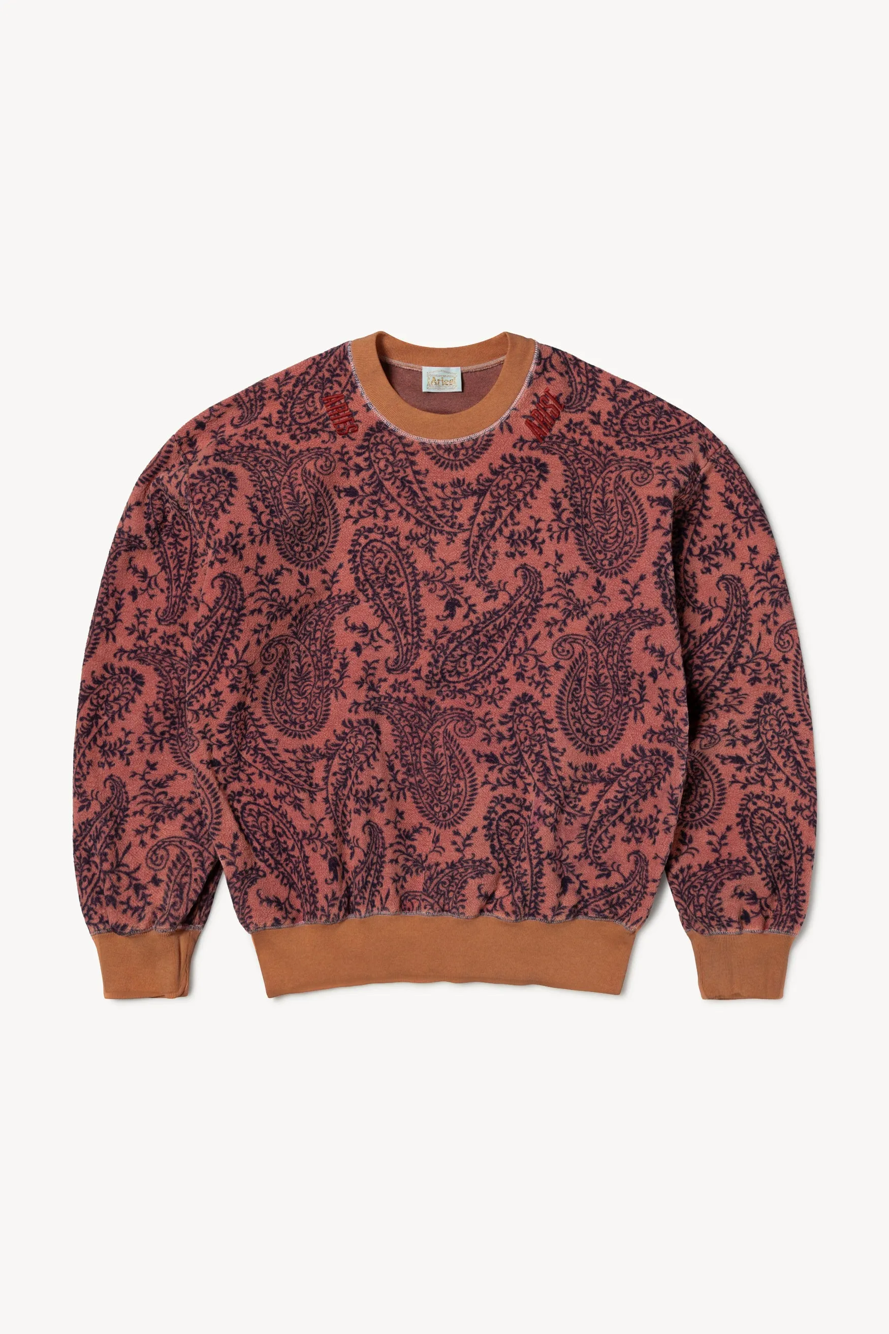 Paisley Reverse Fleece Sweatshirt