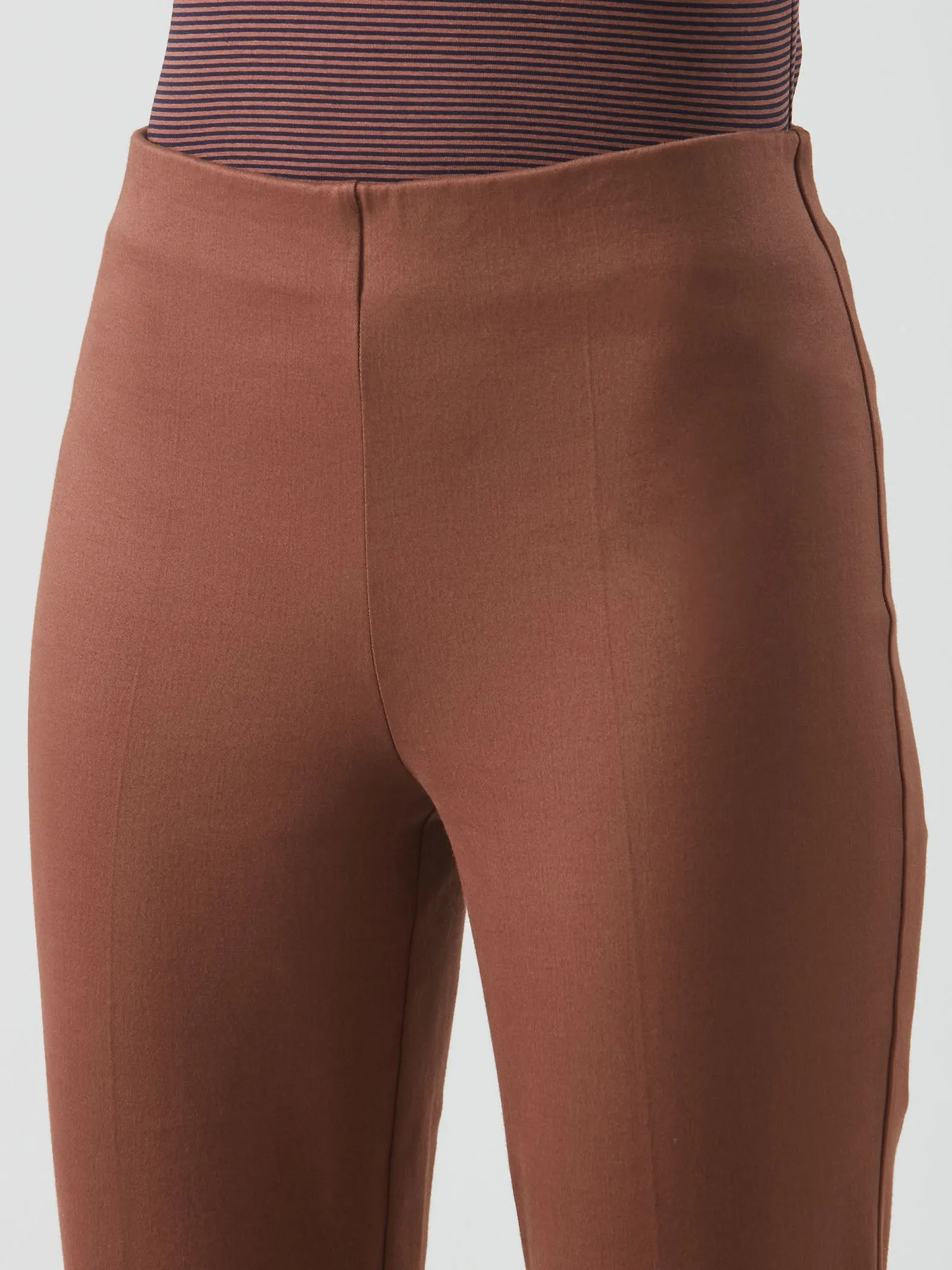 Pantalone a sigaretta in tessuto Satin Power