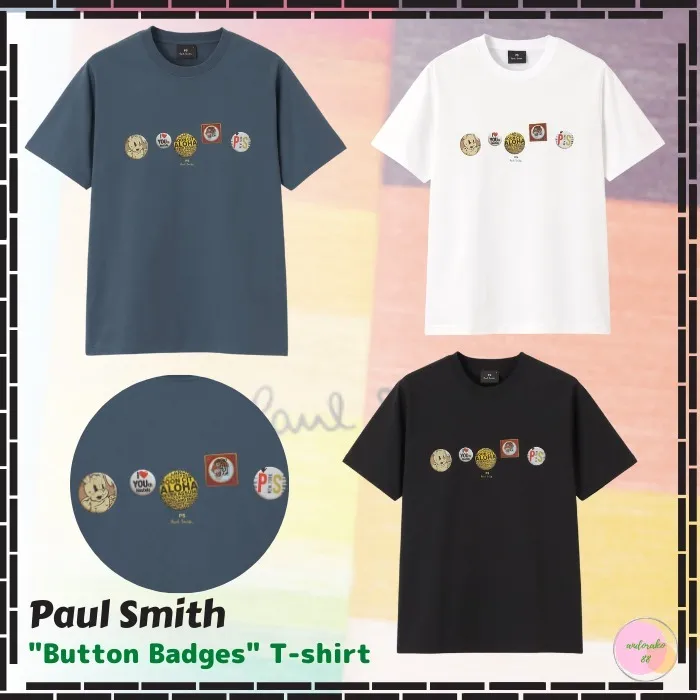 Paul Smith  |Crew Neck Pullovers Blended Fabrics Street Style Plain