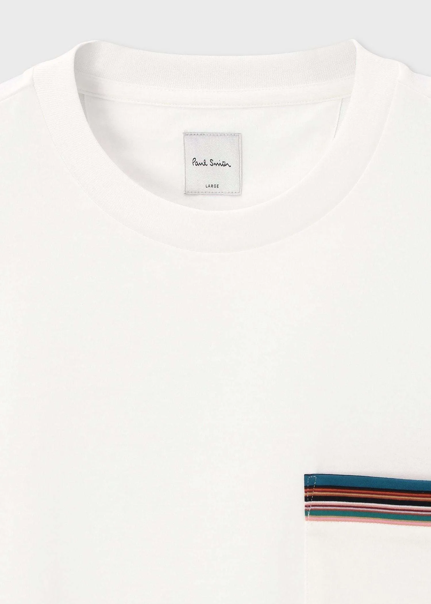 Paul Smith  |Crew Neck Pullovers Stripes Street Style Plain Cotton