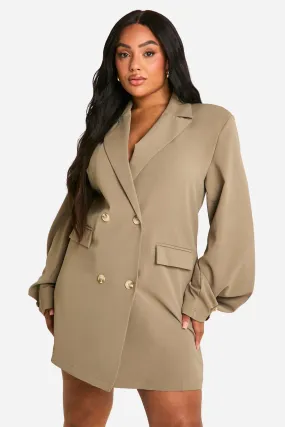 Plus Oversized Blazer Dress