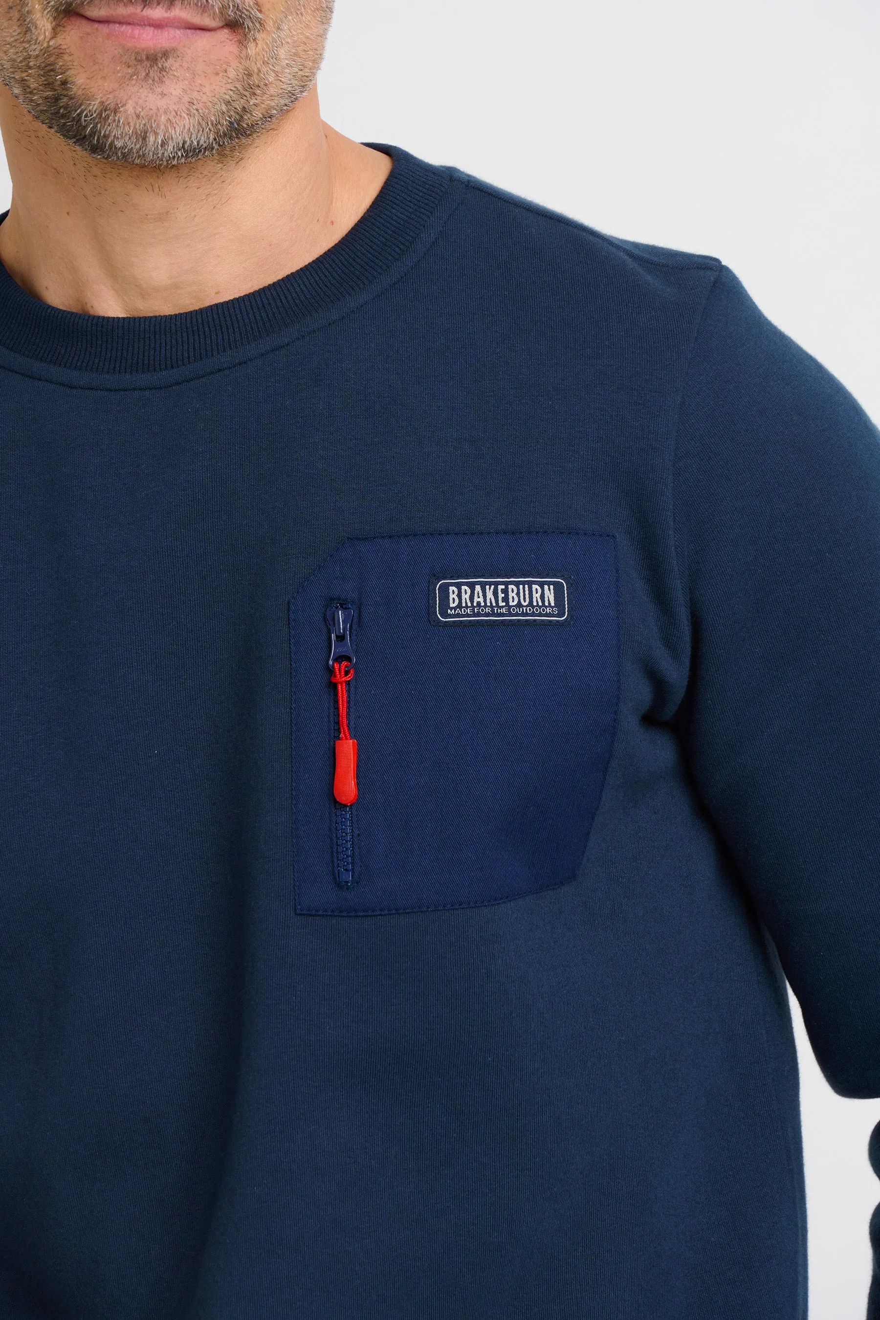 Pocket Crew Neck Sweat