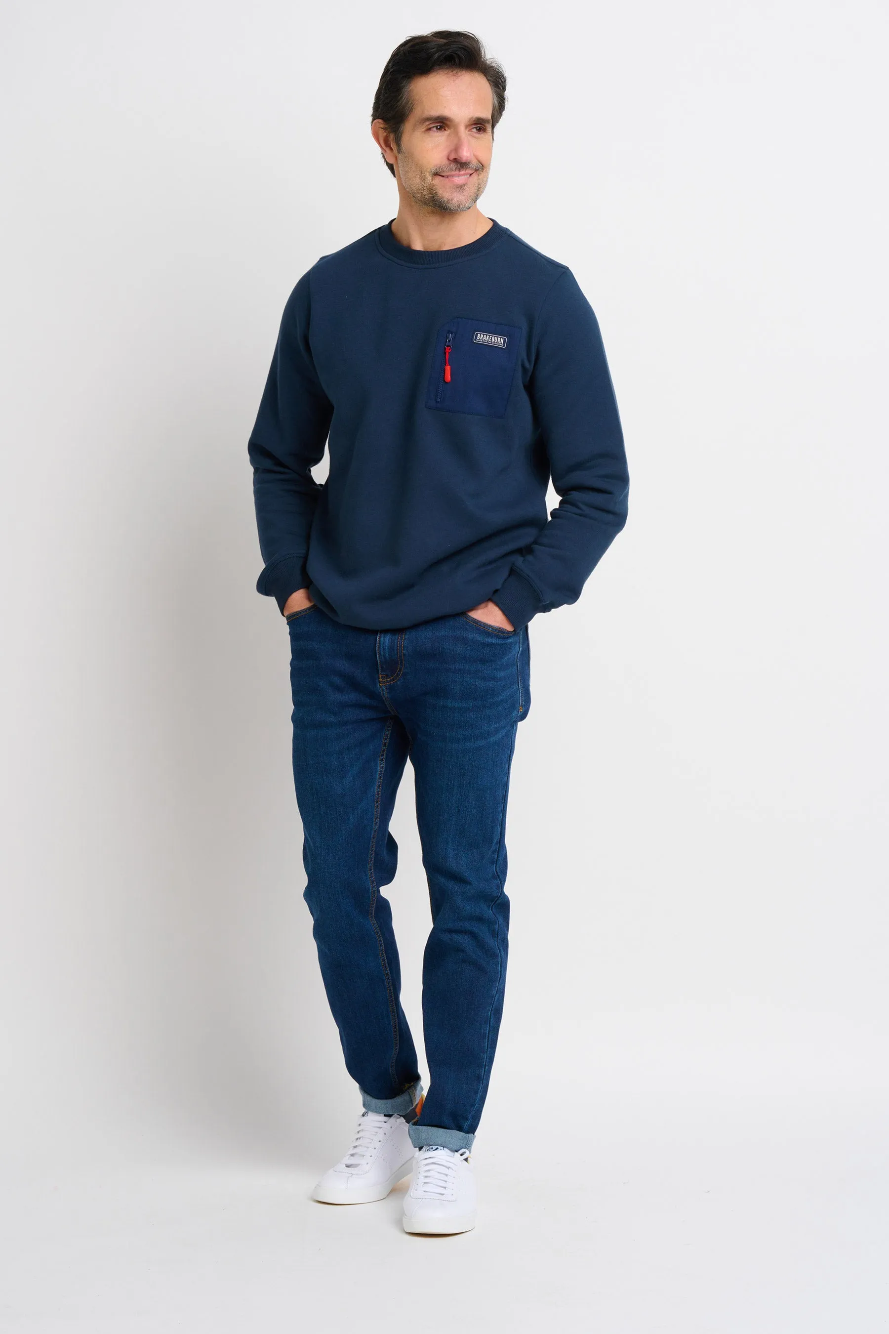 Pocket Crew Neck Sweat