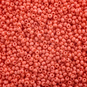 Preciosa Czech Glass, 11/0 Round Seed Bead, Chalk Pink Solgel (1 Tube)