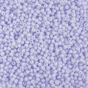 Preciosa Czech Glass, 11/0 Round Seed Bead, Opaque Natural Lilac (1 Tube)