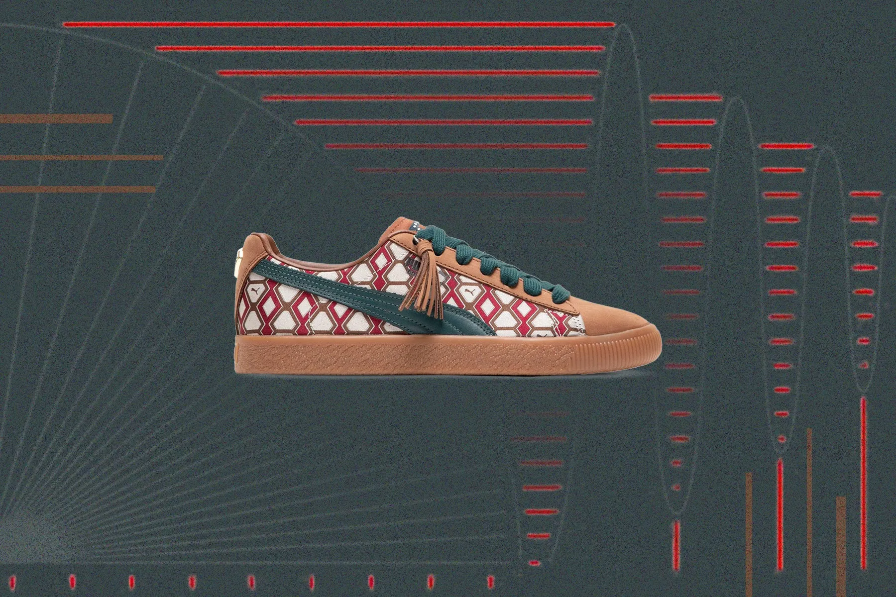 Puma x Dapper Dan Clyde Tassle - Brown