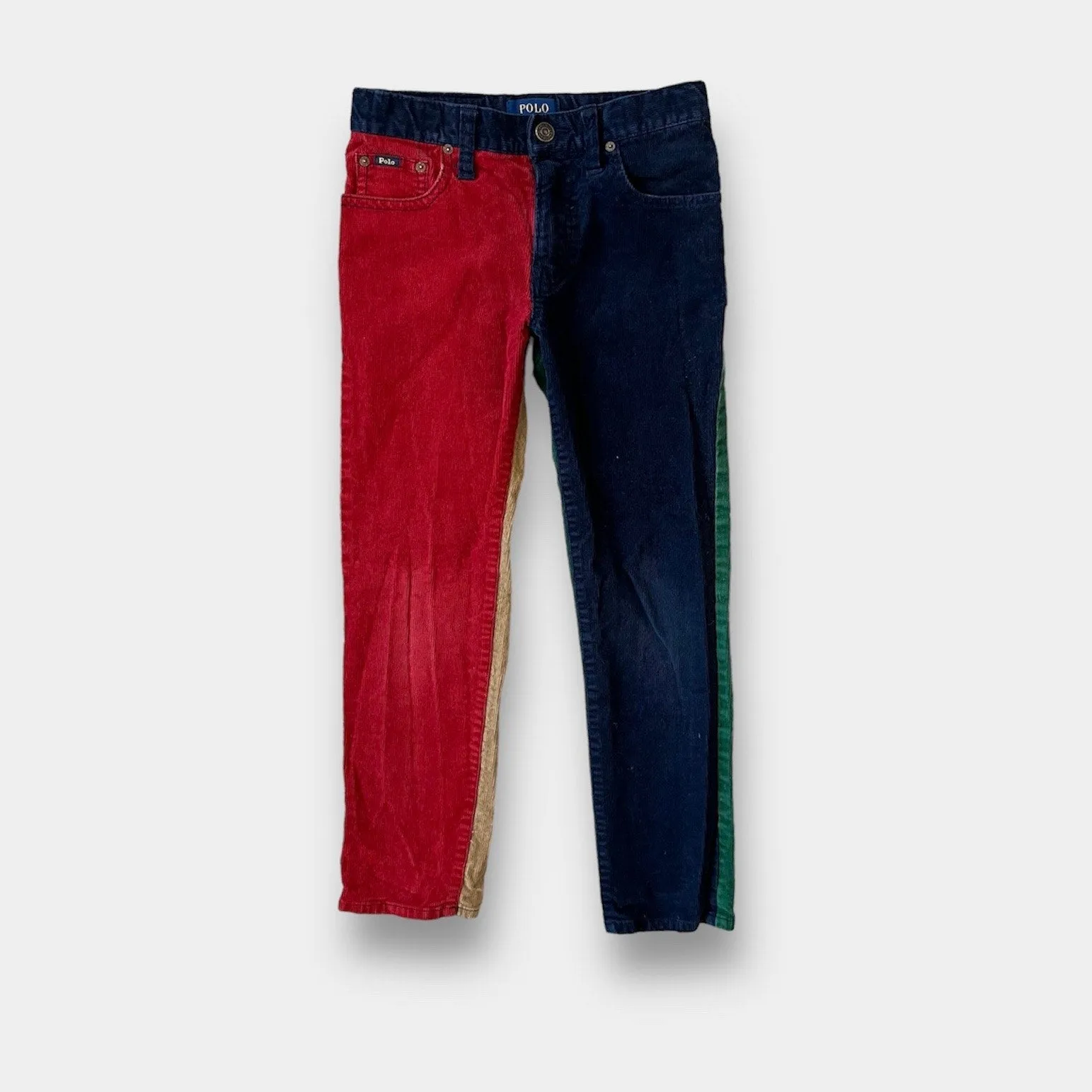 Ralph Lauren Boys Color Block Corduroy Pants 6