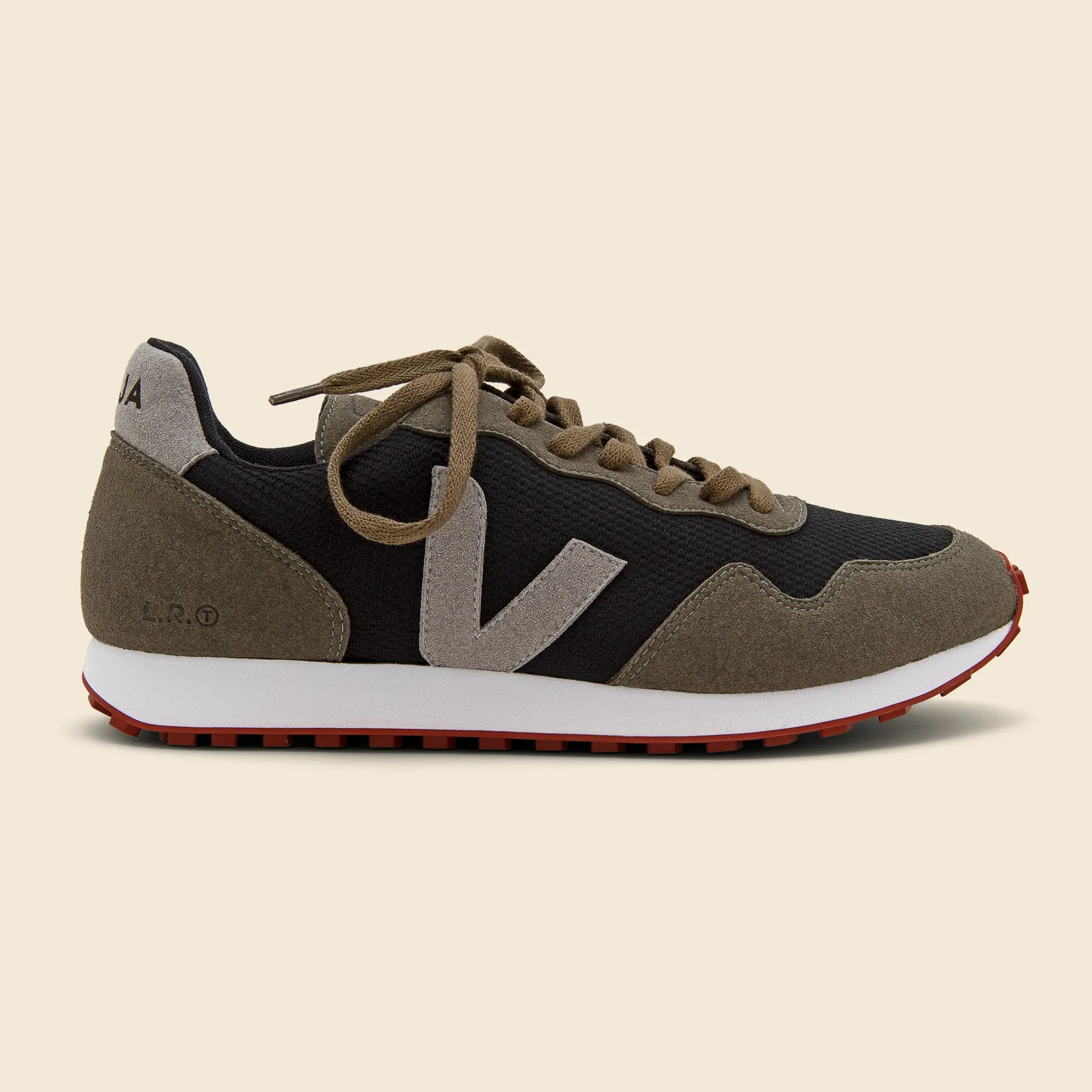 Rec B-Mesh Sneaker - Black/Oxford Grey/Olive