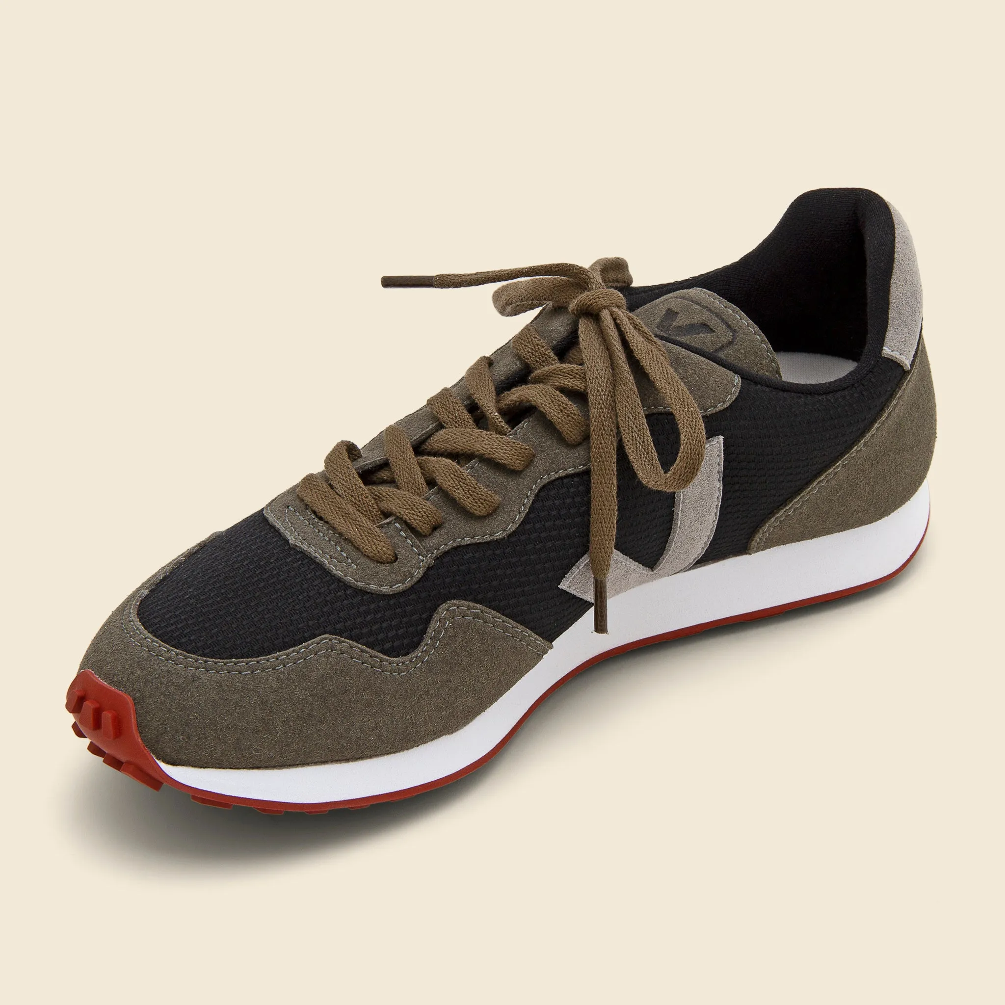 Rec B-Mesh Sneaker - Black/Oxford Grey/Olive