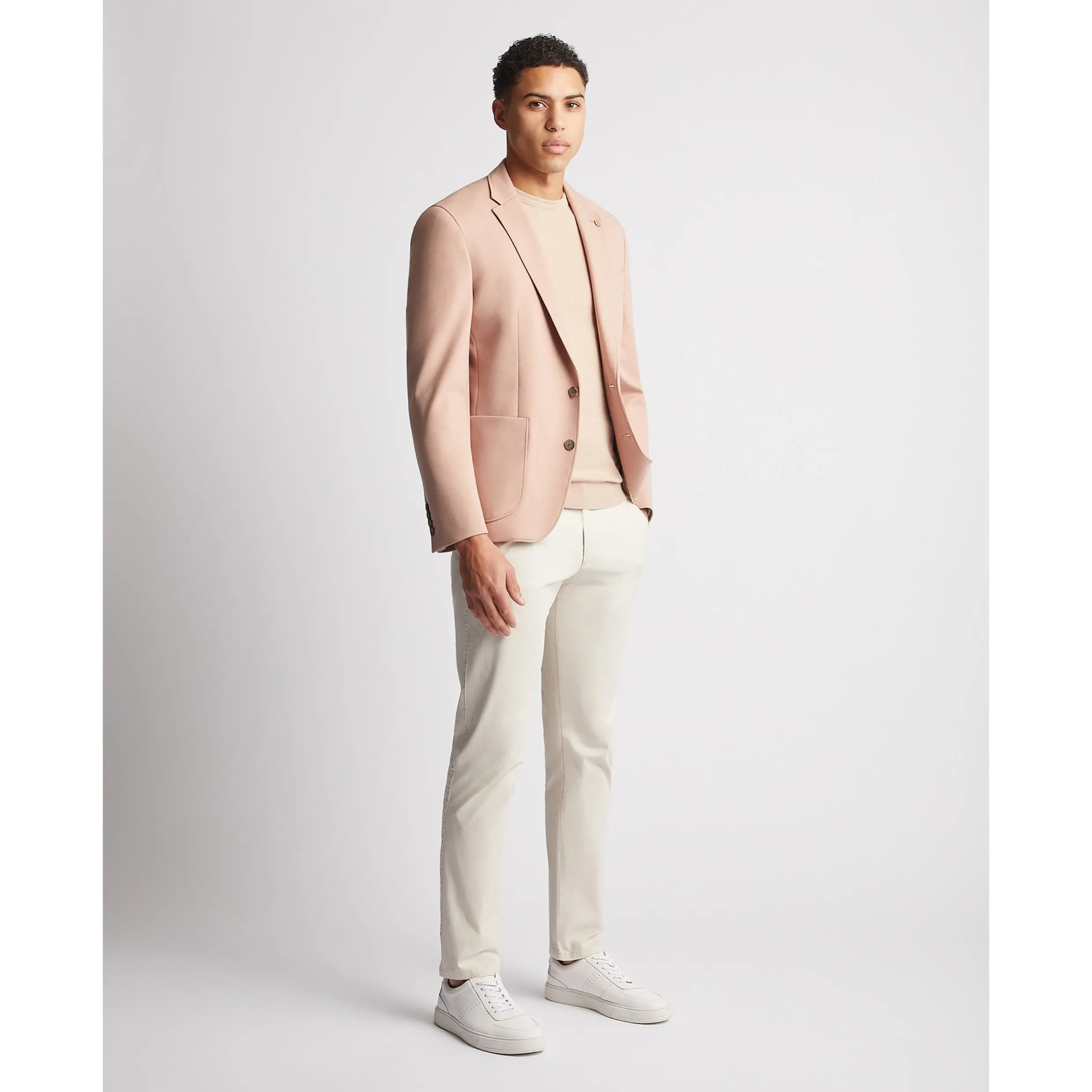 Remus Uomo Pink Napoli Stretch Summer Blazer 12638