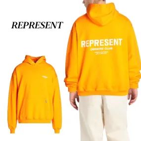 REPRESENT  |Pullovers Monogram Unisex Blended Fabrics Street Style