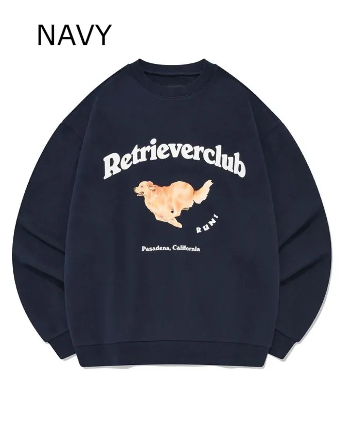 Retriever Club  |Unisex Street Style Long Sleeves Sweatshirts