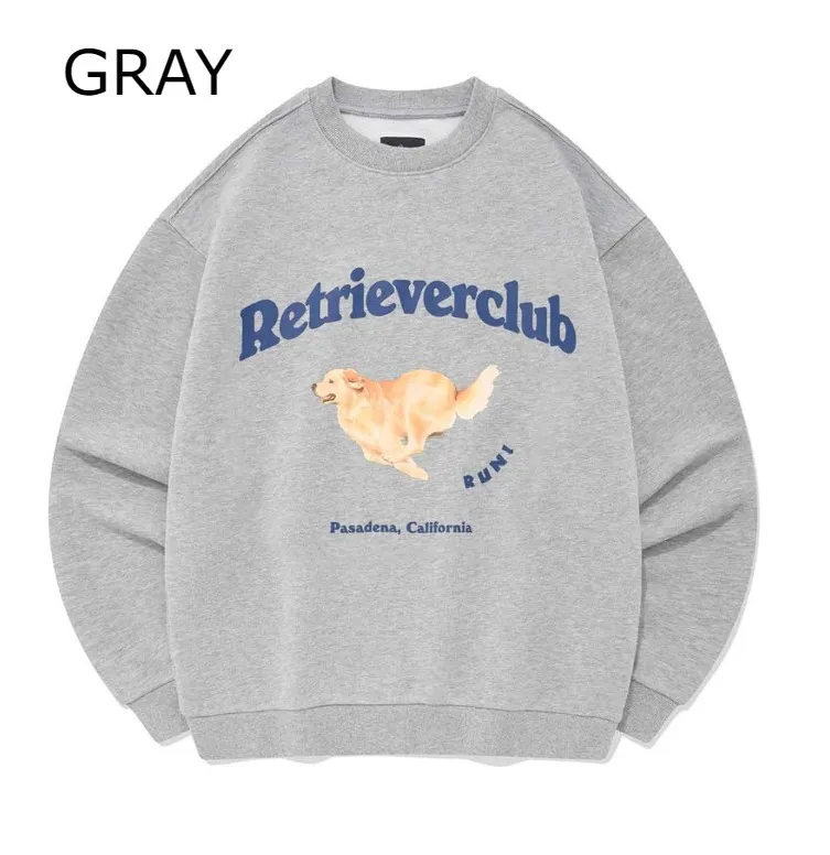 Retriever Club  |Unisex Street Style Long Sleeves Sweatshirts