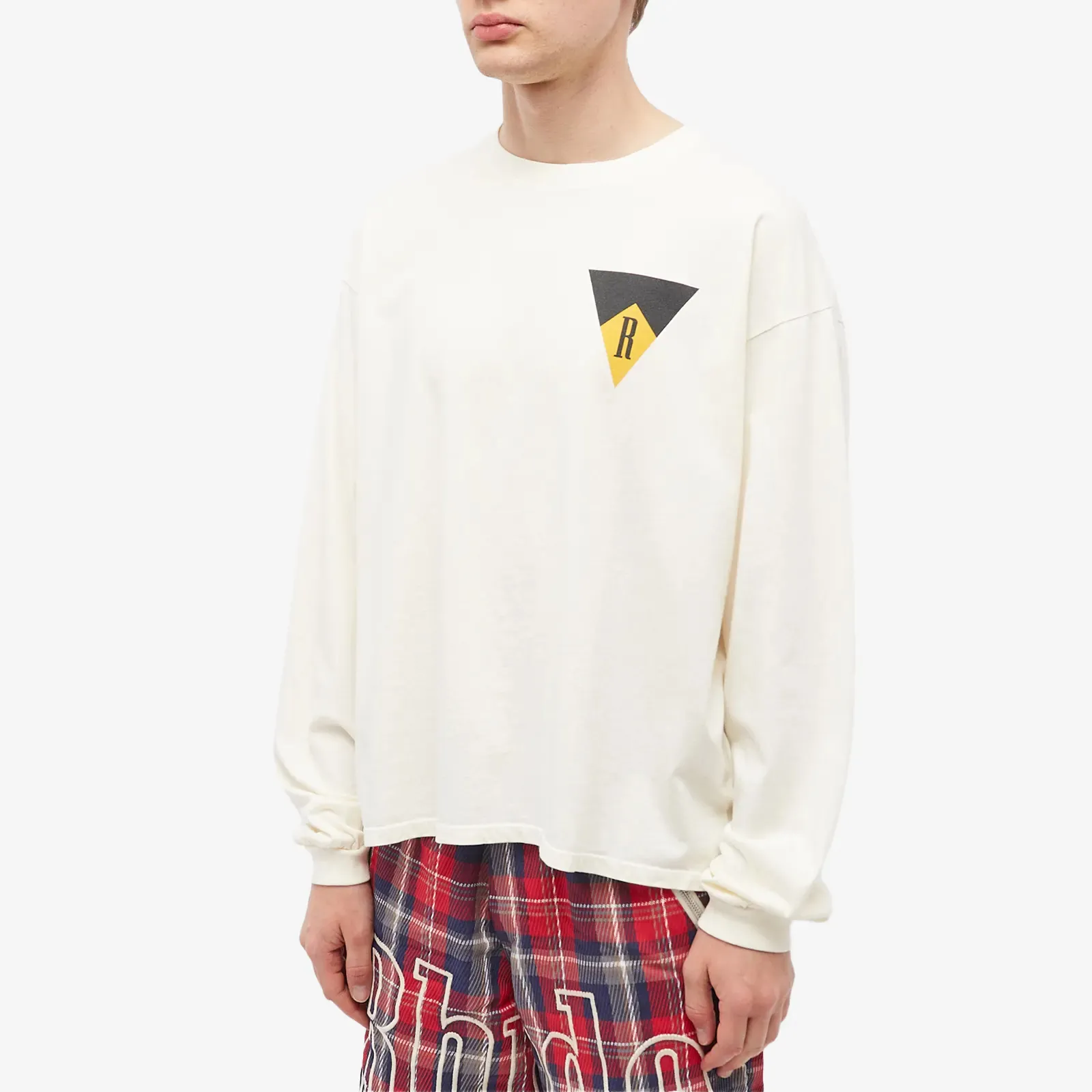 RHUDE  |Crew Neck Pullovers Unisex Street Style Long Sleeves Cotton