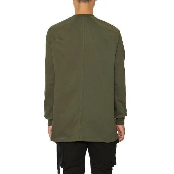 RICK OWENS  |Pullovers Unisex Street Style Long Sleeves Plain Cotton