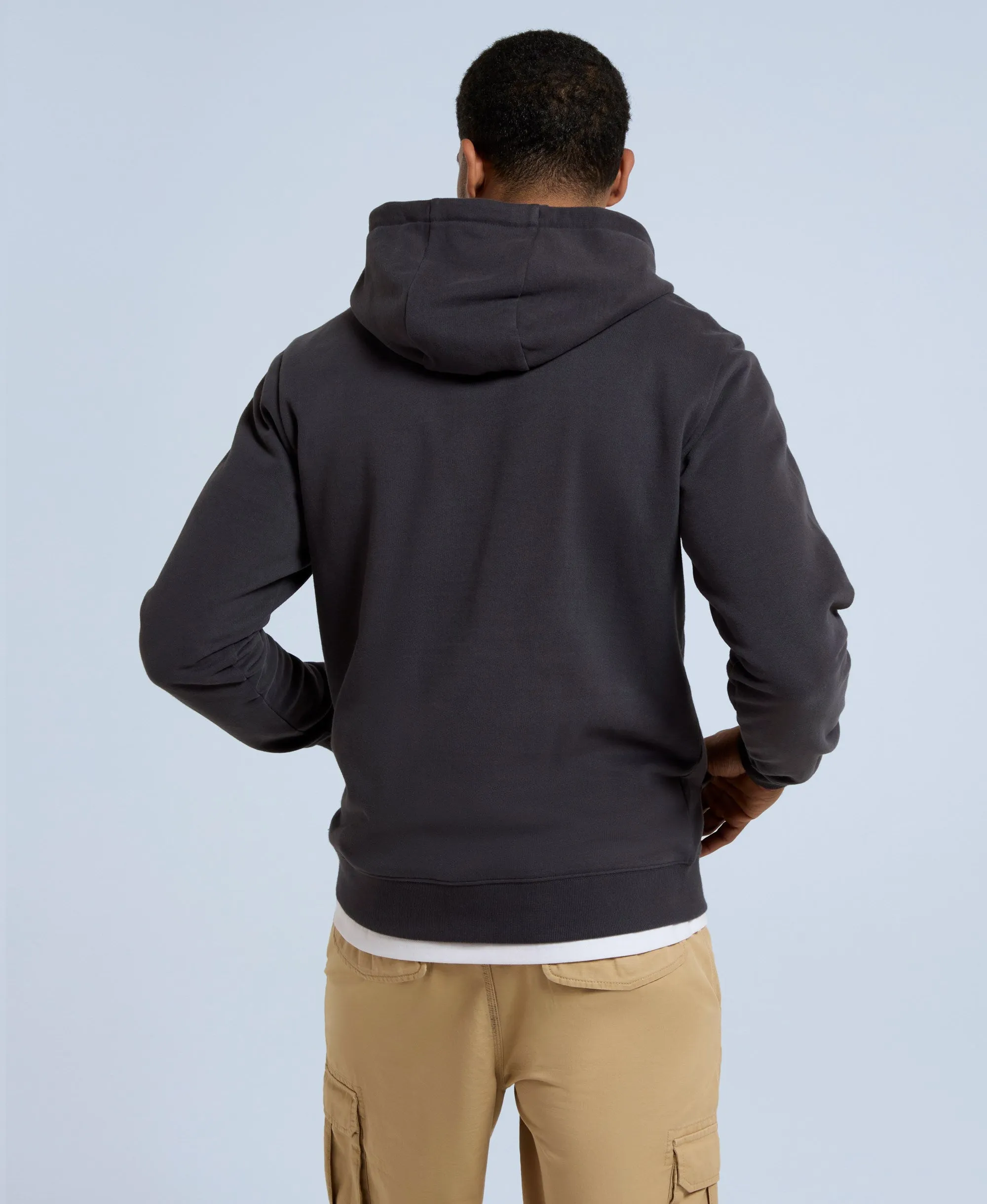 River Mens Hoodie - Charcoal