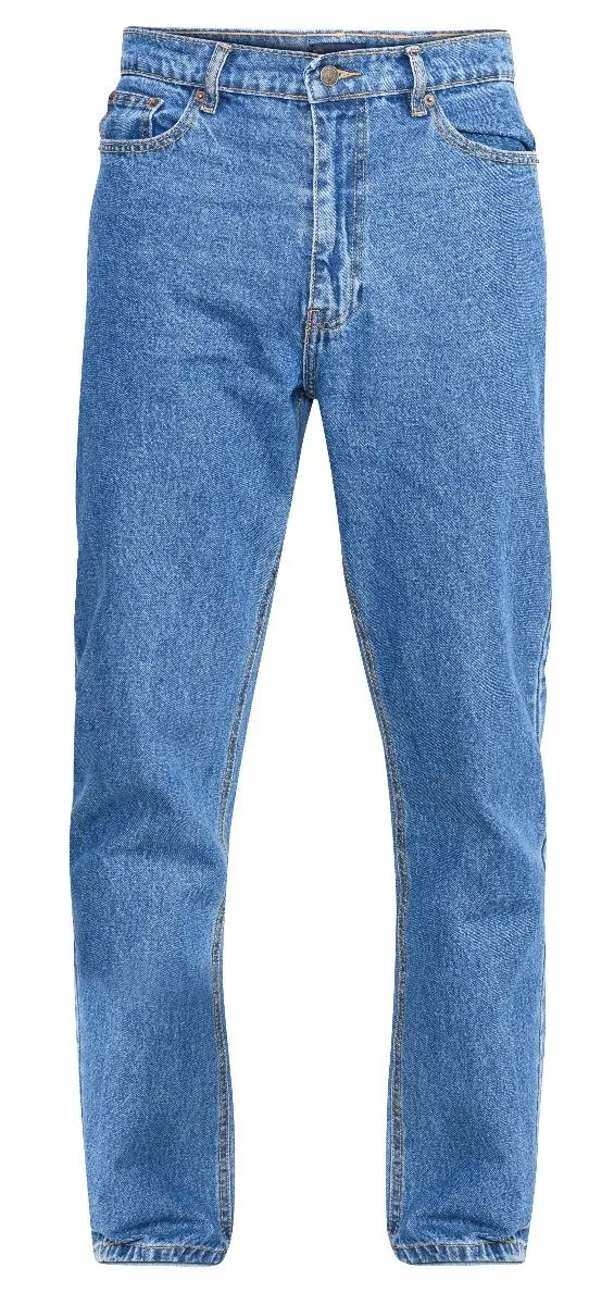 Rockford Long Leg Denim Jeans Blue Stonewash