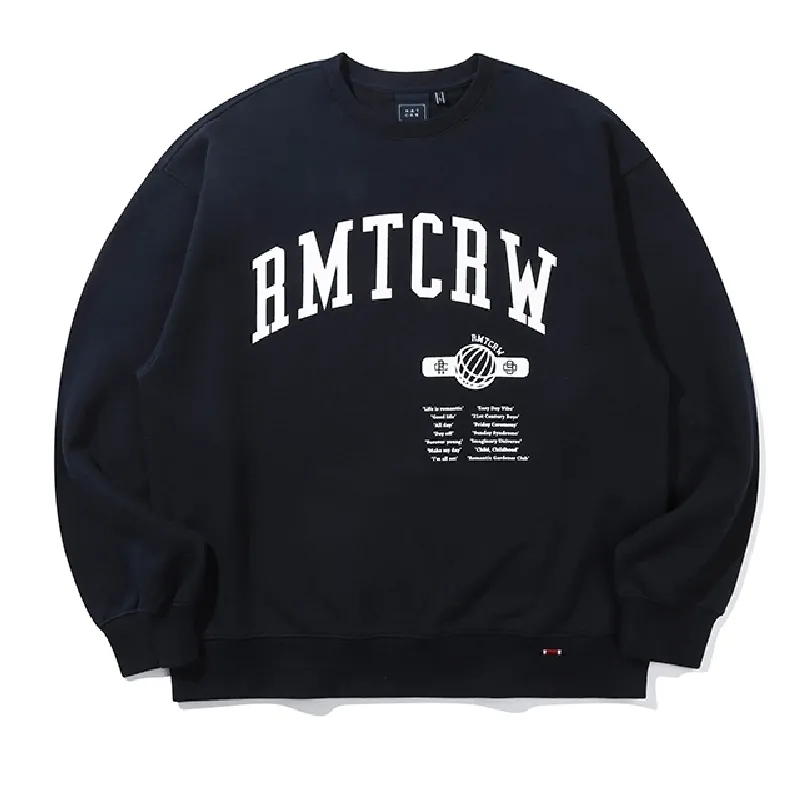 ROMANTIC CROWN  |Unisex Street Style Long Sleeves Logo Sweatshirts