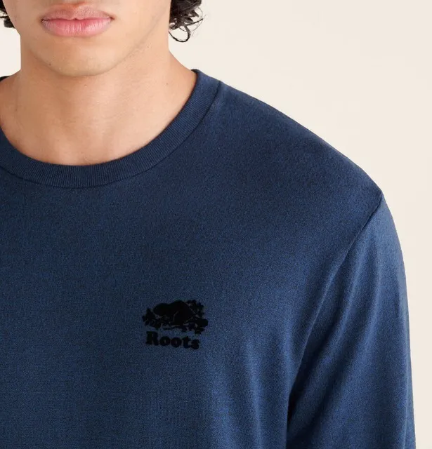 Roots  |Crew Neck Pullovers Street Style Long Sleeves Plain Cotton