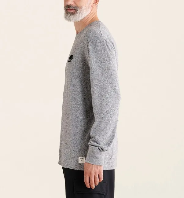 Roots  |Crew Neck Pullovers Street Style Long Sleeves Plain Cotton