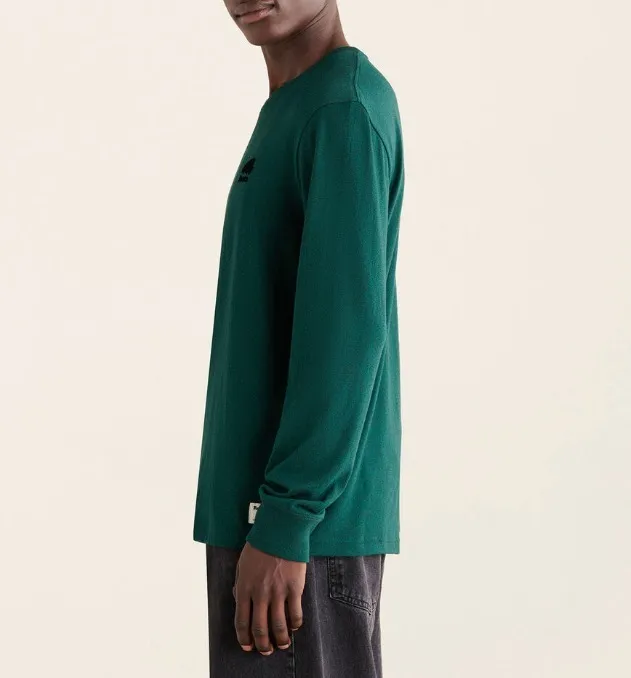 Roots  |Crew Neck Pullovers Street Style Long Sleeves Plain Cotton