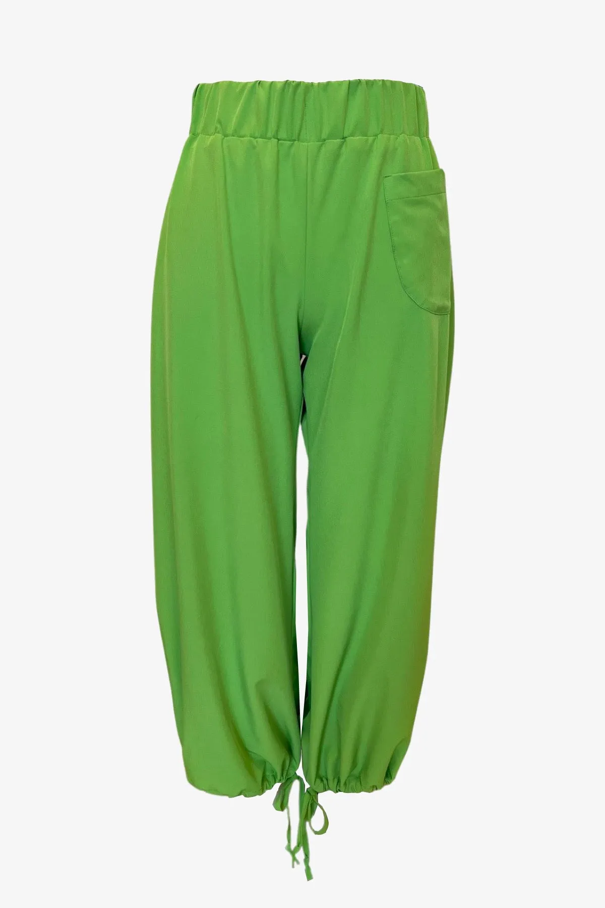 SALE Woven Boba Pants | Techno Lime