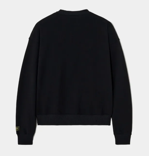 SATUR  |Crew Neck Unisex U-Neck Long Sleeves Plain Cotton