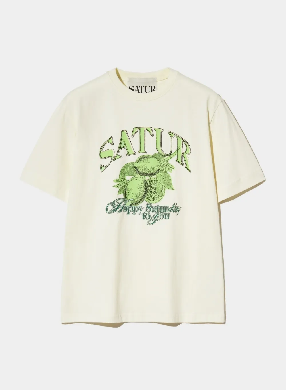 SATUR  |Tropical Patterns Unisex Street Style U-Neck Plain Cotton