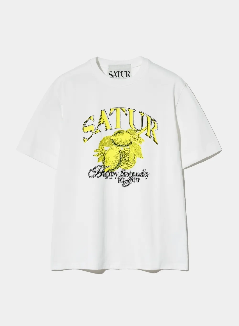 SATUR  |Tropical Patterns Unisex Street Style U-Neck Plain Cotton