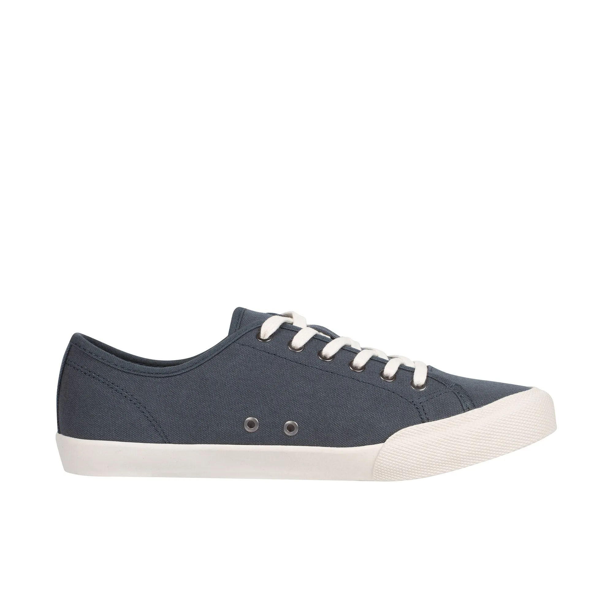 SeaVees Monterey Sneaker Slate Navy Cotton Canvas