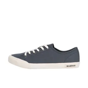 SeaVees Monterey Sneaker Slate Navy Cotton Canvas