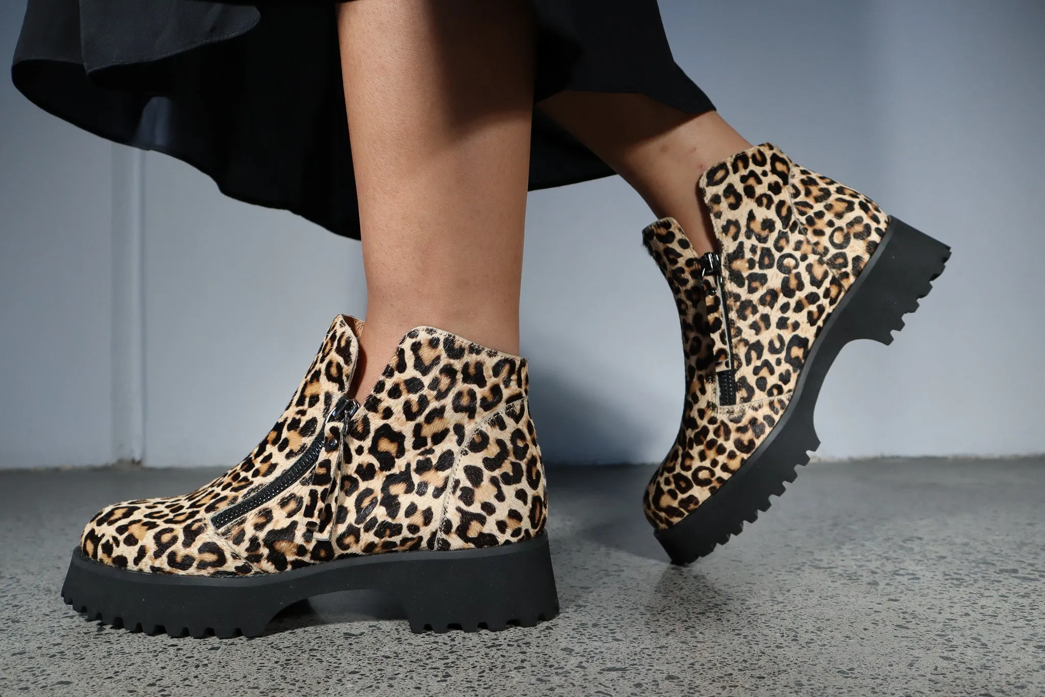 Sheenah Boot - Leo Print LAST PAIRS