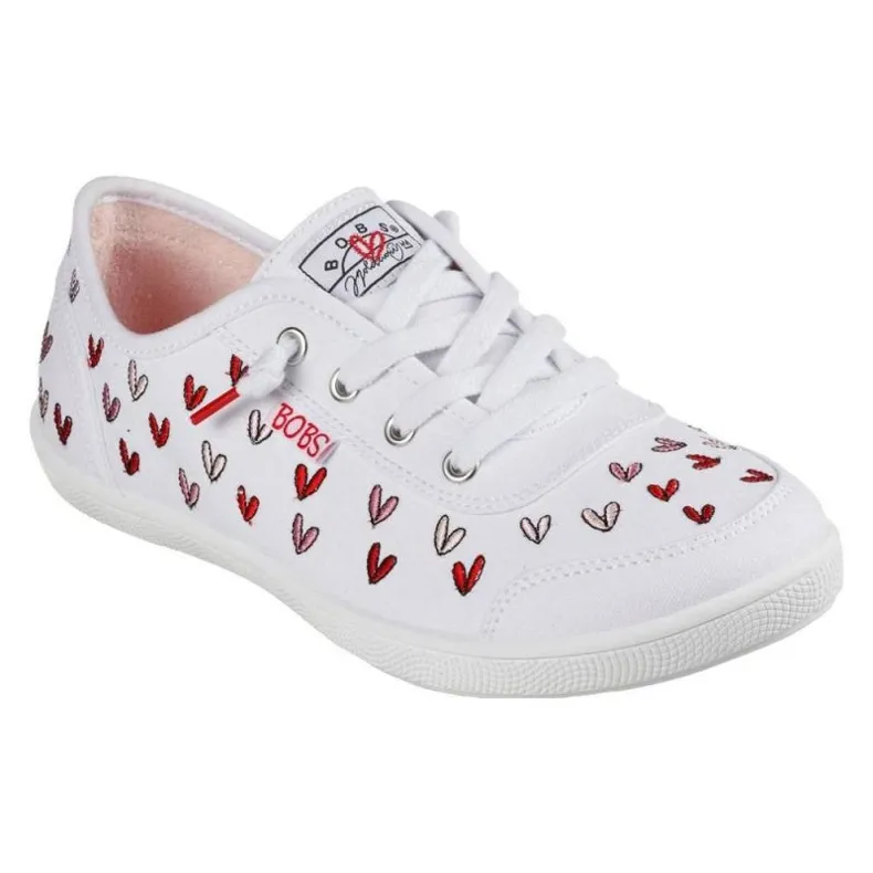 Skechers Bobs B Cute Love Brigade Shoes W 113951 Wrpk white